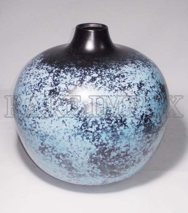 Ceramic Finish Metal Vases