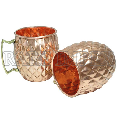 <span style="margin: 0px 0px 5px 0px; font-weight: 600;">RI-17502</span><br />Copper Mugs