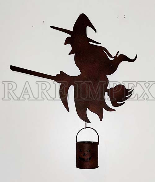 <span style="margin: 0px 0px 5px 0px; font-weight: 600;">RI-19042</span><br />Witch Wall Tea Light Hanging